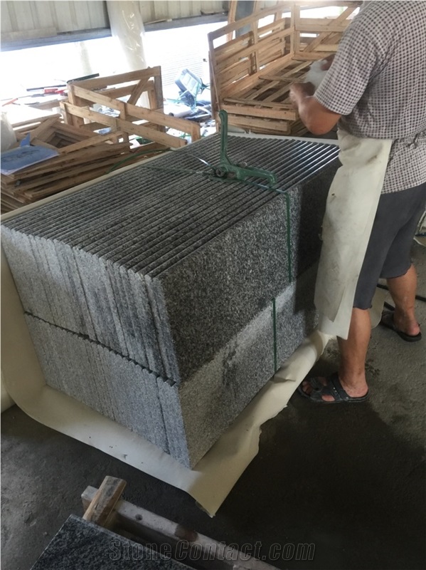 G623 Bianco Rosa Haicang White Granite for Stairs