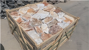 Grey Rusty Beige Random Flgstones for Wall Grey Rusty Beige Random Flgstones for Wall