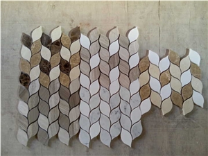 Marble Mosaics In Various Colors. Marble Mosaics In Various Colors.