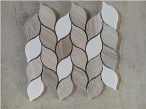 Marble Mosaics In Various Colors.