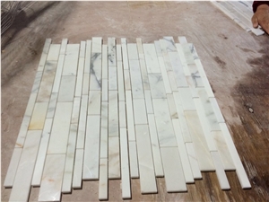 Marble Mosaic Tiles-Black And White