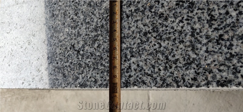 New G654 Dark Granite Slabs Steps Tiles