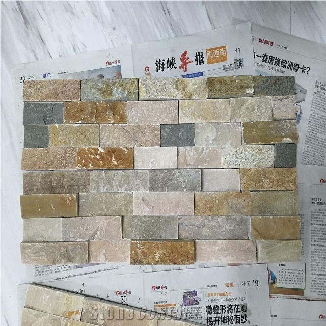 Stone Veneer Rusty Slate Cultured Stone for Wall