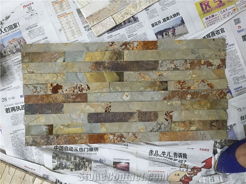 Stone Veneer Rusty Slate Cultured Stone for Wall