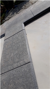 Dark Grey Granite G654 Bullnosed Pool Coping, Pool Pavers