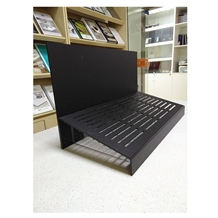 Black Acrylic Table Display Stand For Quartz Stone