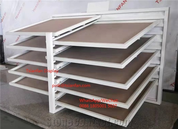 Ceramic Tile Sliding Display Rack