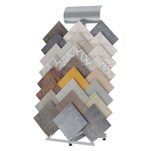 Metal Stone Tile Display Stand Rack