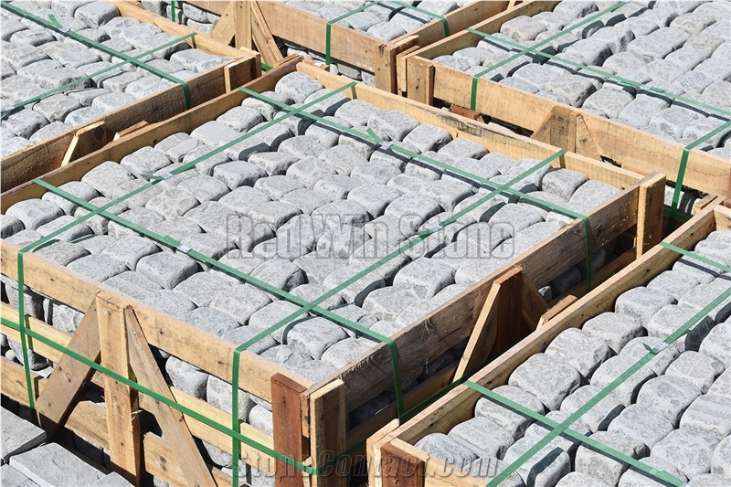 Blue-Grey Basalt Cube Stone, Pavers, Cobble Stone