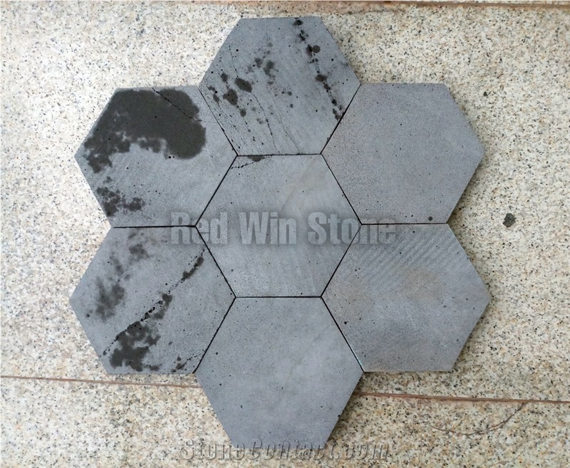 Lava Stone, Black Basalt Viet Nam Tiles & Slabs