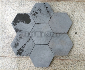 Lava Stone, Black Basalt Viet Nam Tiles & Slabs