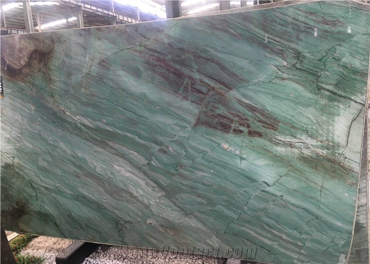 Brazilian Luxury Royal Emerald Green Quartzite