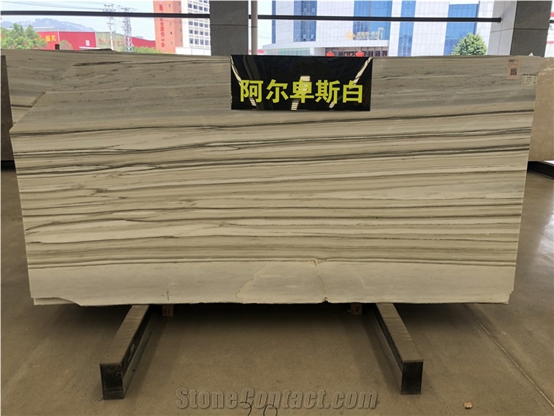 Alpine White Marble Slab for Walling Flooring Tile