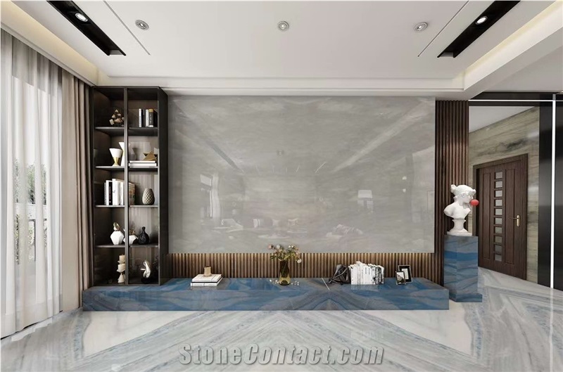 Calacatta Grey Marble Slab for Floor Wall Tiles