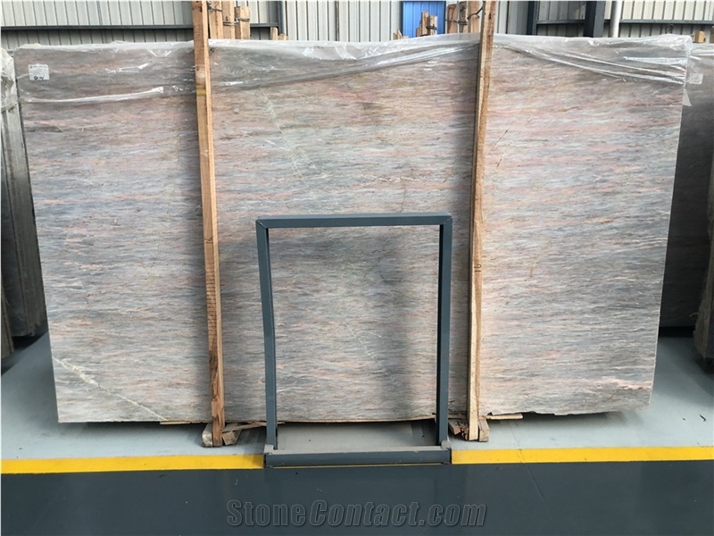 Gobi Colorful Grey Marble Slab for Wall Fllor Tile