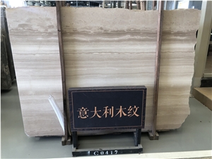 Italy Grey Wood Grain Marble Slab Floor Wall Tiles
