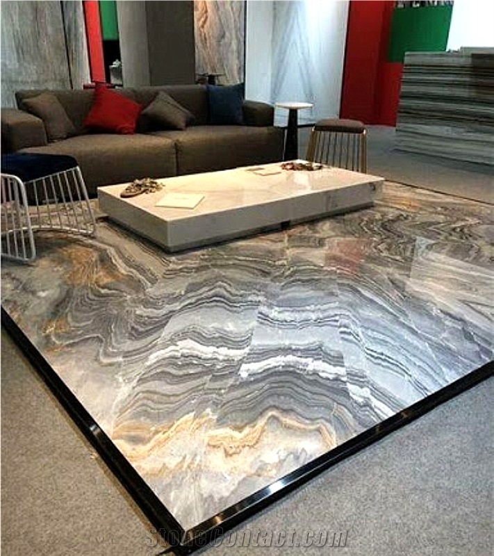 Rome Impression Lafite Paradiso Marble Slabs Tiles