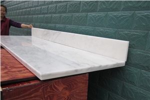 A Grade Polished Oriental White Marble Tops A Grade Polished Oriental White Marble Tops