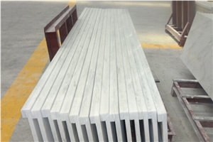 A Grade Polished Oriental White Marble Tops