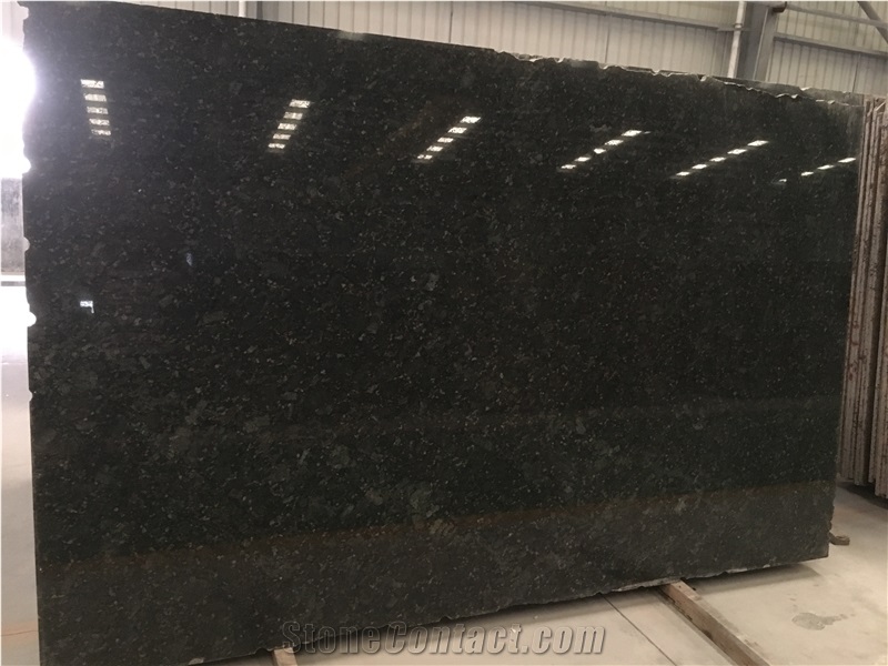 Angola Silver Black Granite Slabs-Polished