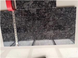 Angola Silver Black Granite Slabs-Polished