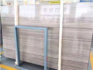 Athens Wood Grain Marble Polished Slabs and Tiles