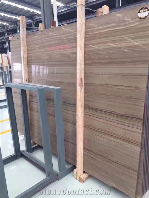 Athens Wood Grain Marble Polished Slabs and Tiles