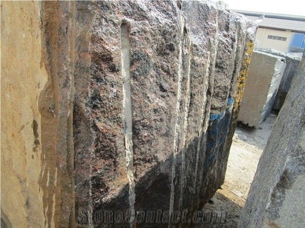 Aurora India Multicolor Granite Blocks & Rocks