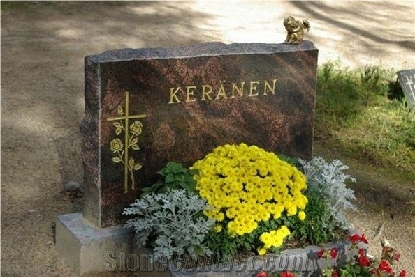 Balmoral Red Finland Granite Polished Monuments