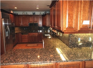 Baltic Brown Granite Polished Custom Countertops