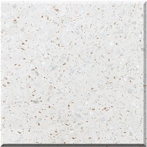 High Quality Beige Terrazzo Tiles Artificial Stone Polished