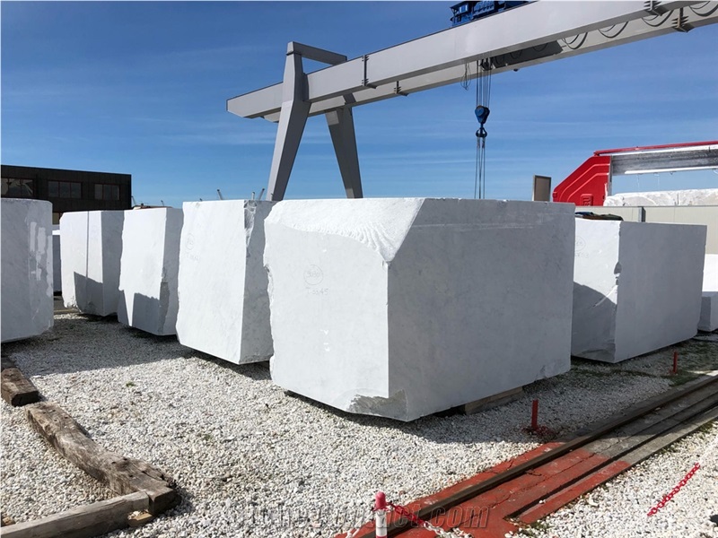 Bianco Carrara White Marble Cd Quarry Blocks