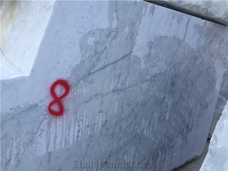Bianco Carrara White Marble Cd Quarry Blocks