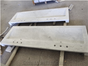 Bianco Carrara White Marble Countertop Vanity Top