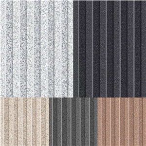 Black Artificial Stone Honed Ceramic Tiles