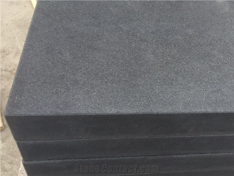 Black Nero Assoluto Flamed Paving Stones Granite Tiles