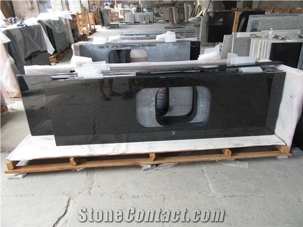 Black Labrador Angola Granite & Slabs Tiles