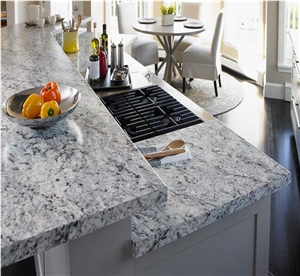 Blue Ice Granite Polished Kitchen Countertop