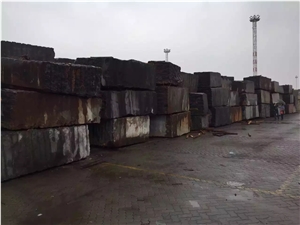 Blue in the Night Angola Granite Blocks & Rocks