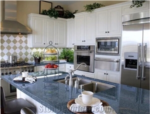 Blue Pearl Blue Granite Polished Kitchen Worktops