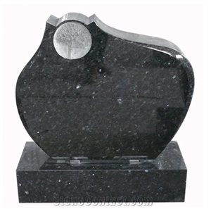 Blue Pearl Granite Polished Custom Headstones