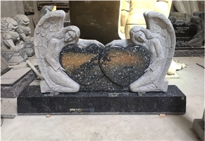 Blue Pearl Granite Polished Custom Headstones