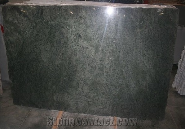 Brazil Verde Savana Green Granite Polished Slabs