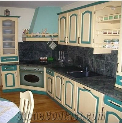 Brazil Verde Savana Green Granite Polished Slabs