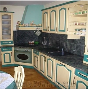 Brazil Verde Savana Green Granite Polished Slabs