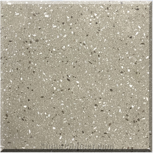 High Quality Brown Terrazzo Tiles Artificial Stone Polished