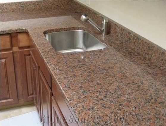 Carmen Red Finland Granite Polished Countertops