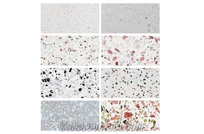 China Cement Terrazzo Slabs Polished
