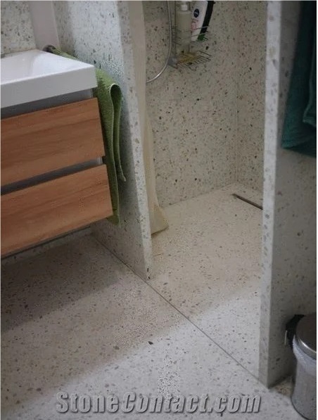 China Cement Terrazzo Slabs Polished