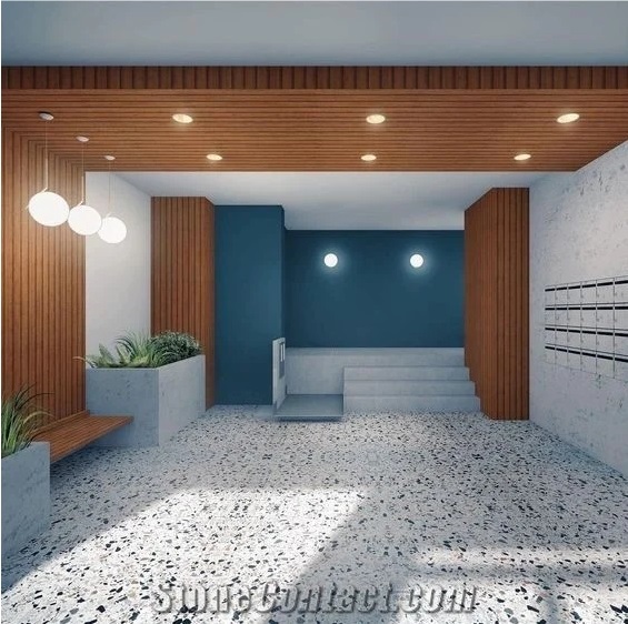 China Cement Terrazzo Slabs Polished